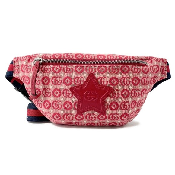 GUCCI Children's Crossbody Bag Canvas Red - Picture 2 of 9